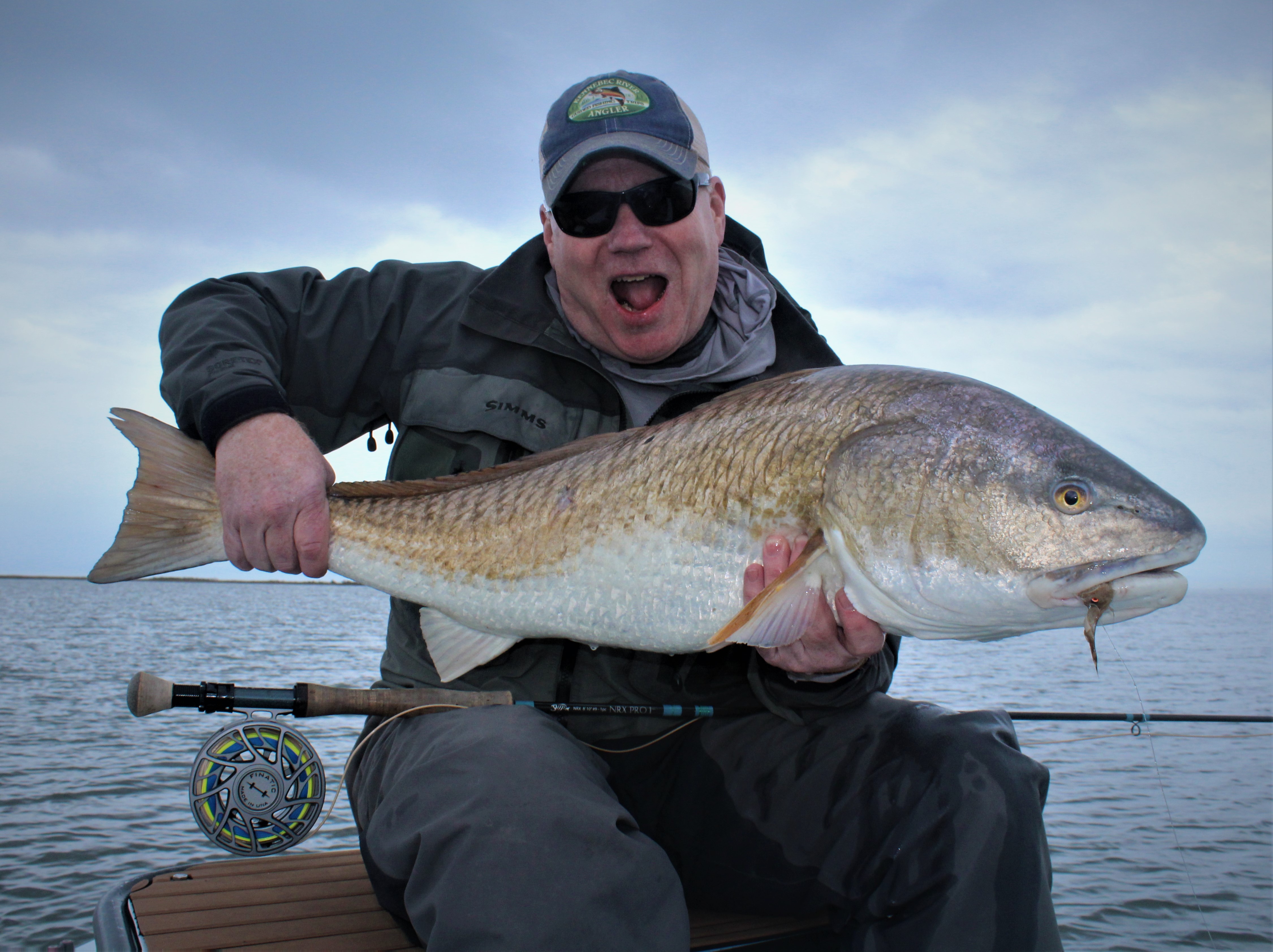 Big smiles and big fish in the Louisiana Marsh.